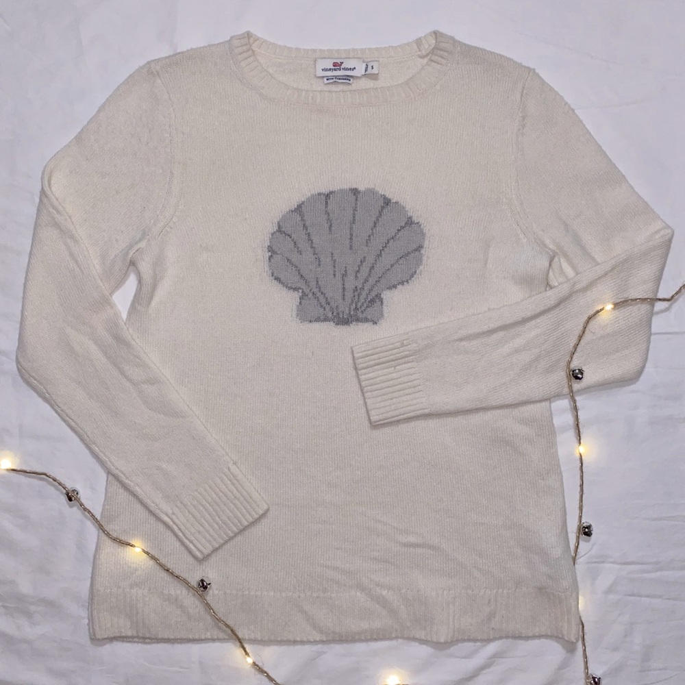 Vineyard Vines | Cashmere Shell Sweater - S (EUC)